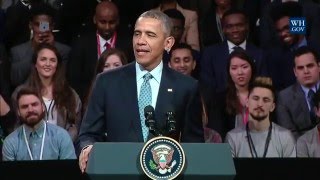 President Obama Holds a Town Hall
