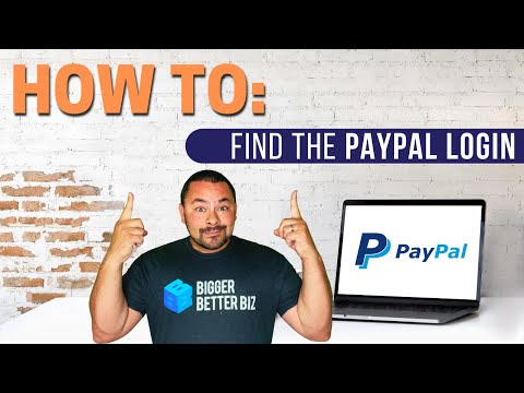 How To Find The Pay Pal Login | PayPal Login Tutorial with Bryan Caplan