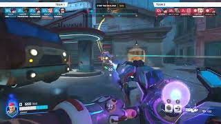 spawn camping the enemy team the entire game (Overwatch 2 2024 12 23   15 03 48 03)