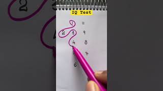 Draw a checkered path with number 1 to 10 #drawing#line#shorts#maths#quiz#funny#games