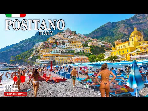 Positano Italy 4K Walking Tour | Amalfi Coast Luxury Village & La Dolce Vita