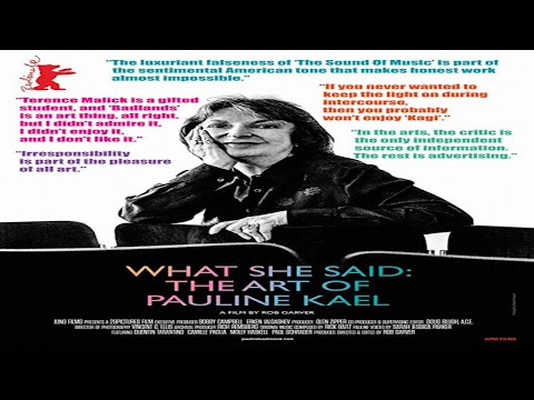 Trailer Qui a peur de Pauline Kael ? De Rob Garver - 2022