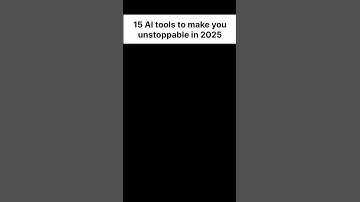 15 AI Tools for 2025🔥 #aitools #aitoolsfree #aiwebsites #ai #shorts #learnpython #programming #ml