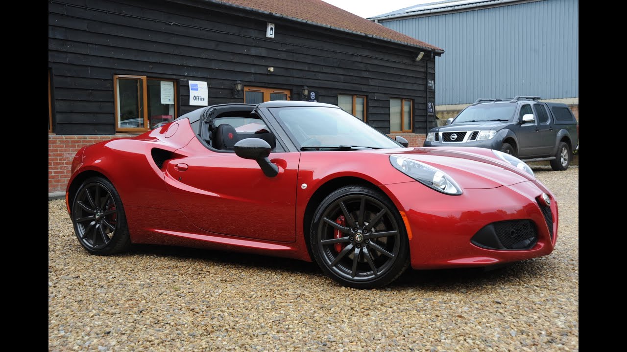 Auto100 Oxford Alfa Romeo 4C Spider (Rosso Competizione Pearlescent