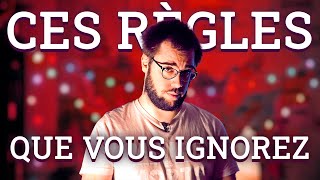 7 règles du français que vous ignorez (et vous les utilisez tous les jours !)
