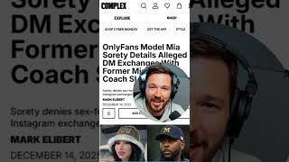 OnlyFans model exposes alleged DMs from a Fired Michigan coach #aigenerated