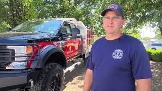 Wichita Fire Department Brush Truck walkaround with Lieutenant Finan
