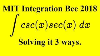 MIT Integration Bee 2018 #20
