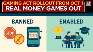 New Gaming Act Rules From Oct 1 | Real Money Games Banned, E-Sports Promoted & More | Business News screenshot 4