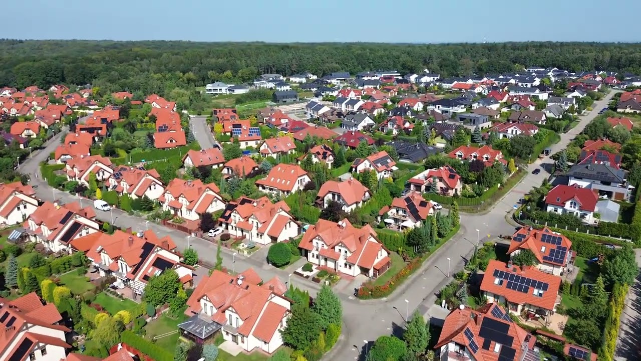 Szczecin. Warszewo-widok z drona.