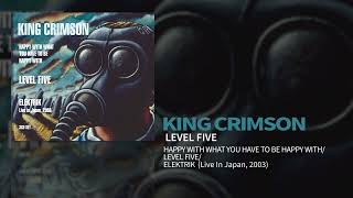 View King Crimson Performance: Happy With What You Have To Be Happy With / Level Five / EleKtriK