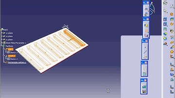 catia v5 sheetmetal louver