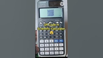 QR Code In Scientific Calculator 😯||#shorts