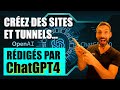 Crez des sites et tunnels avec copywriting automatis par chatgpt4