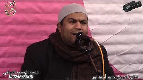 القارئ الشيخ/محمود محمد نور تسجيلات قناة العوضي 01224675000