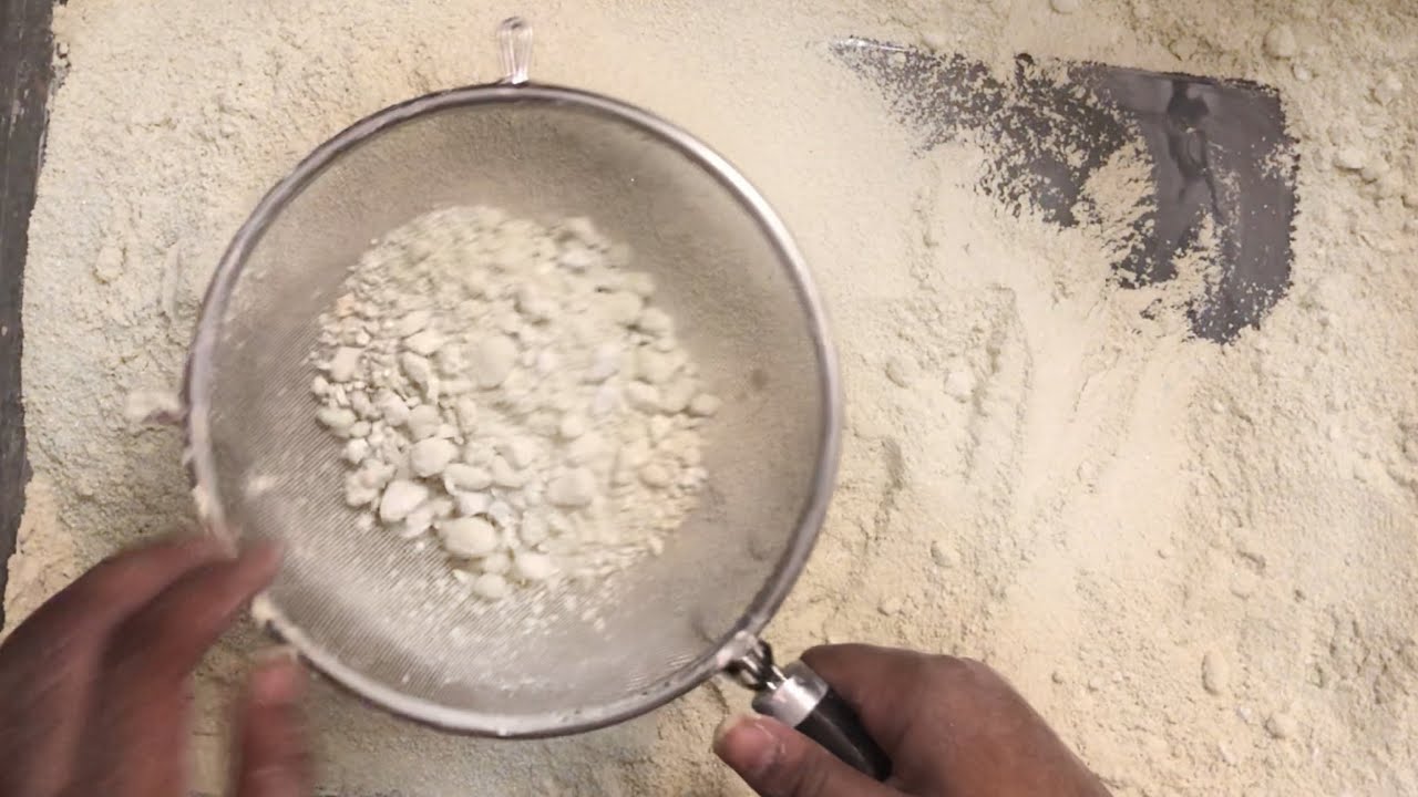 Gym chalk powder play and sifting YouTube