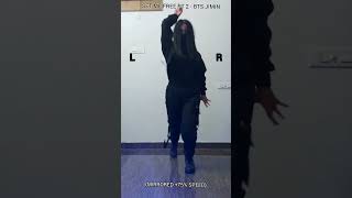 BTS (JIMIN) - 'Set me free pt 2' Dance Tutorial (Mirrored +75% Speed) simplified version