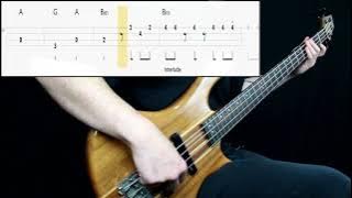 Boney M - Rasputin (Bass Cover) (Play Along Tabs In Video)