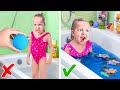 Kids bathing hacks for Busy Parents