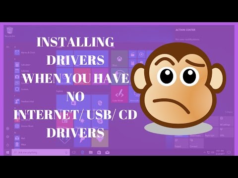 No Internet, USB, or CD drive. | What to do? | How to install drivers ? hqdefault