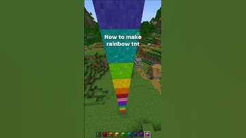 How To Make Rainbow Tnt! #minecraft#rainbowtnt#shorts#tnt