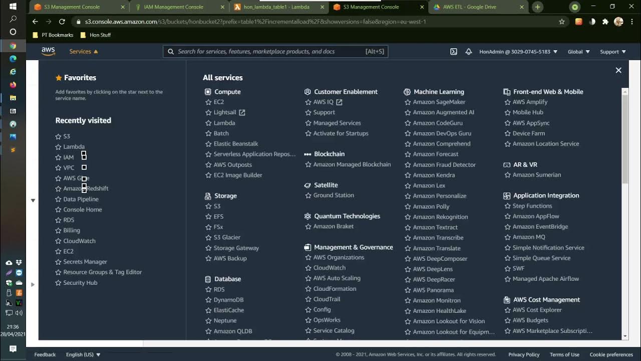 10 AWS ETL Configure Lambda Function for AWS Glue Job from AWS S3 to