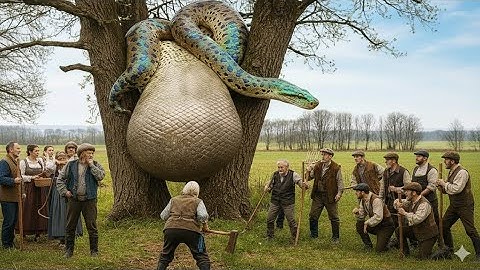 Fearless Team Rescues Mother Lion from a Giant Python Ambush