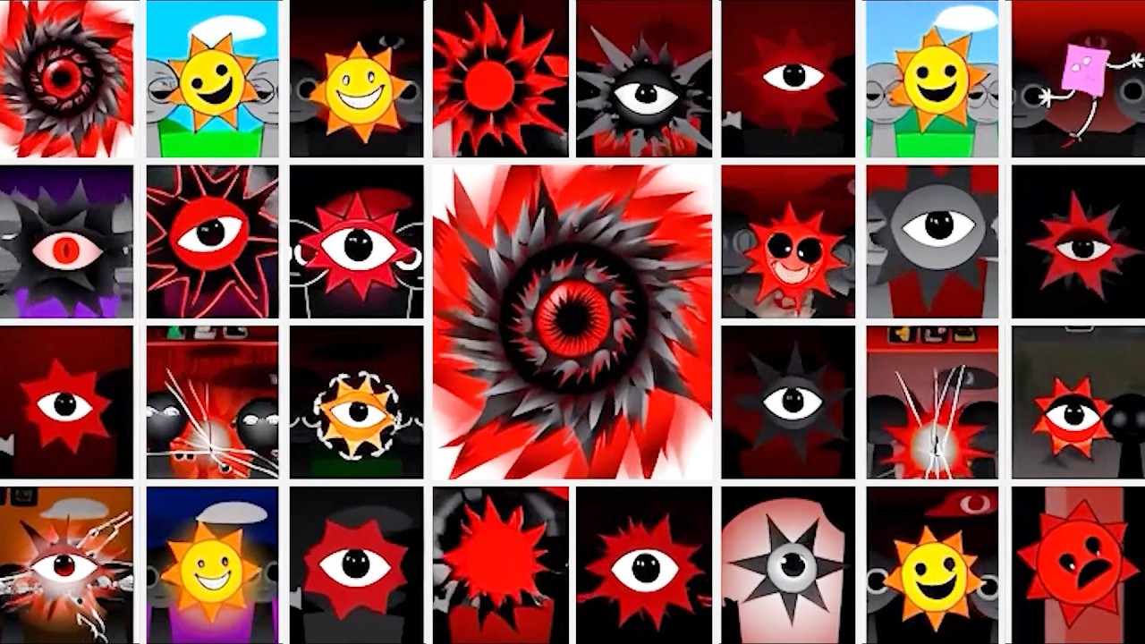 Incredibox Sprunki Mr. sun in all stages and mods Part 58 | Pixel_sprunki