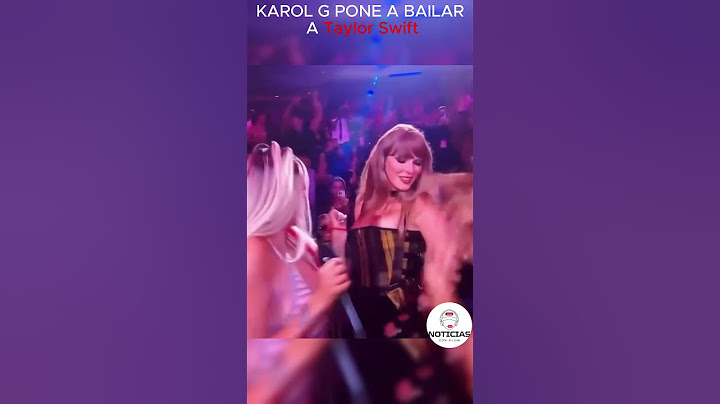 Karol G Puso A Bailar A Taylor Swift #karolg #taylorswift