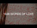 1638 words of love - Acrylic painting timelapse / contemporary art