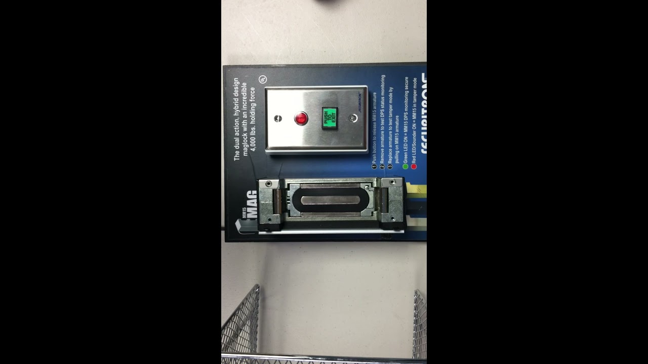 Securitron MM15 4000 Mag Lock Demo