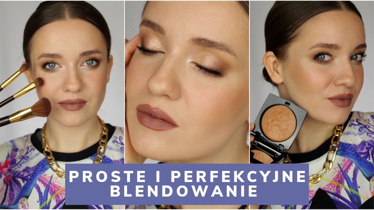 Idealne rozcieranie CIENI I BRONZERA - sposoby wizażysty