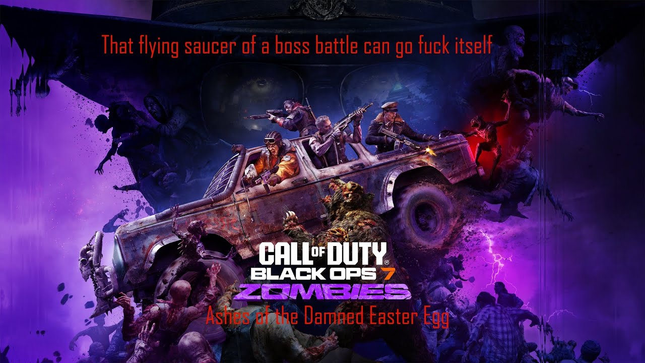 Call of Duty: Black Ops 7 Zombies - Ashes of the Damned Easter Egg; We abhore that flying saucer