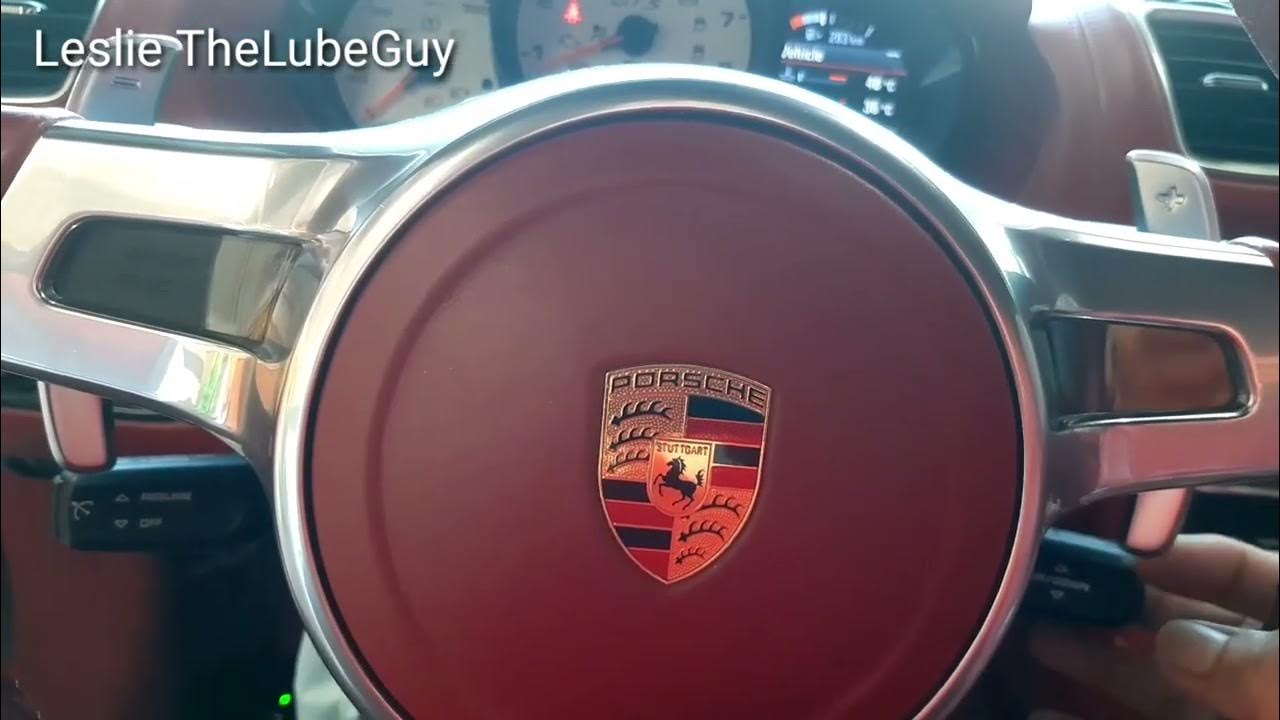 Porsche Cayman Oil Change Maintenance Resetting and Time/Date Setting