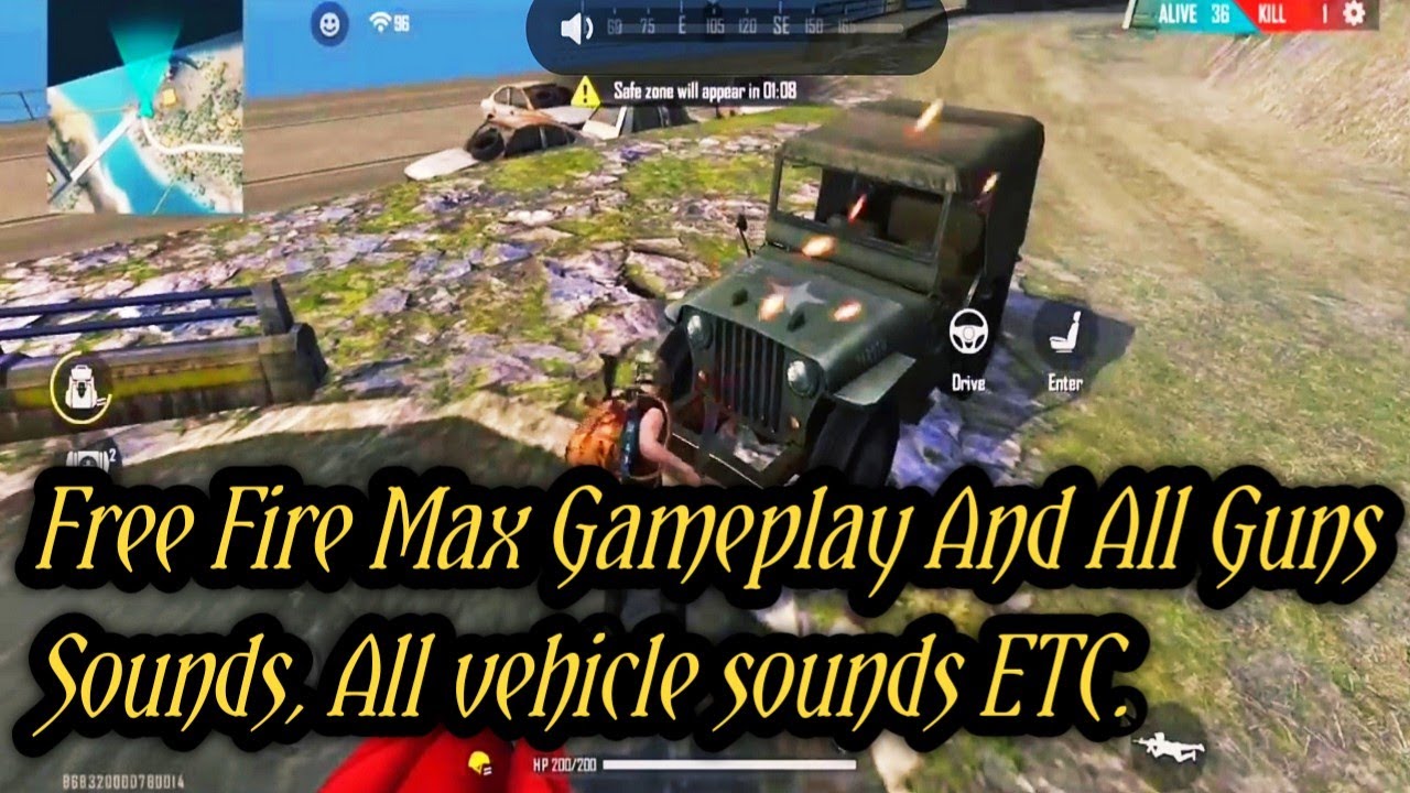 FREE FIRE MAX GAMEPLAY NEW UPCOMING UPDATE 1) ALL VEHICLE ...