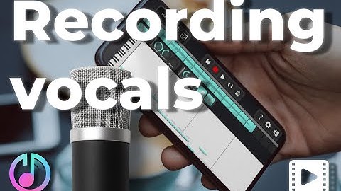 vocalBeazz iOS music app tutorial - recording vocals in the sequencer
