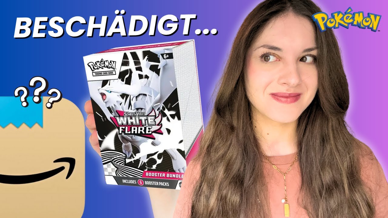Amazon hat uns ein KAPUTTES Booster Bundle zugeschickt...😡 | Pokémon Karten Weiße Flammen Opening