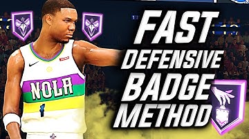 Fastest Defensive Badge Method To Badge Up Quick in NBA 2K20 | Best Defensive Badge Method NBA 2K20