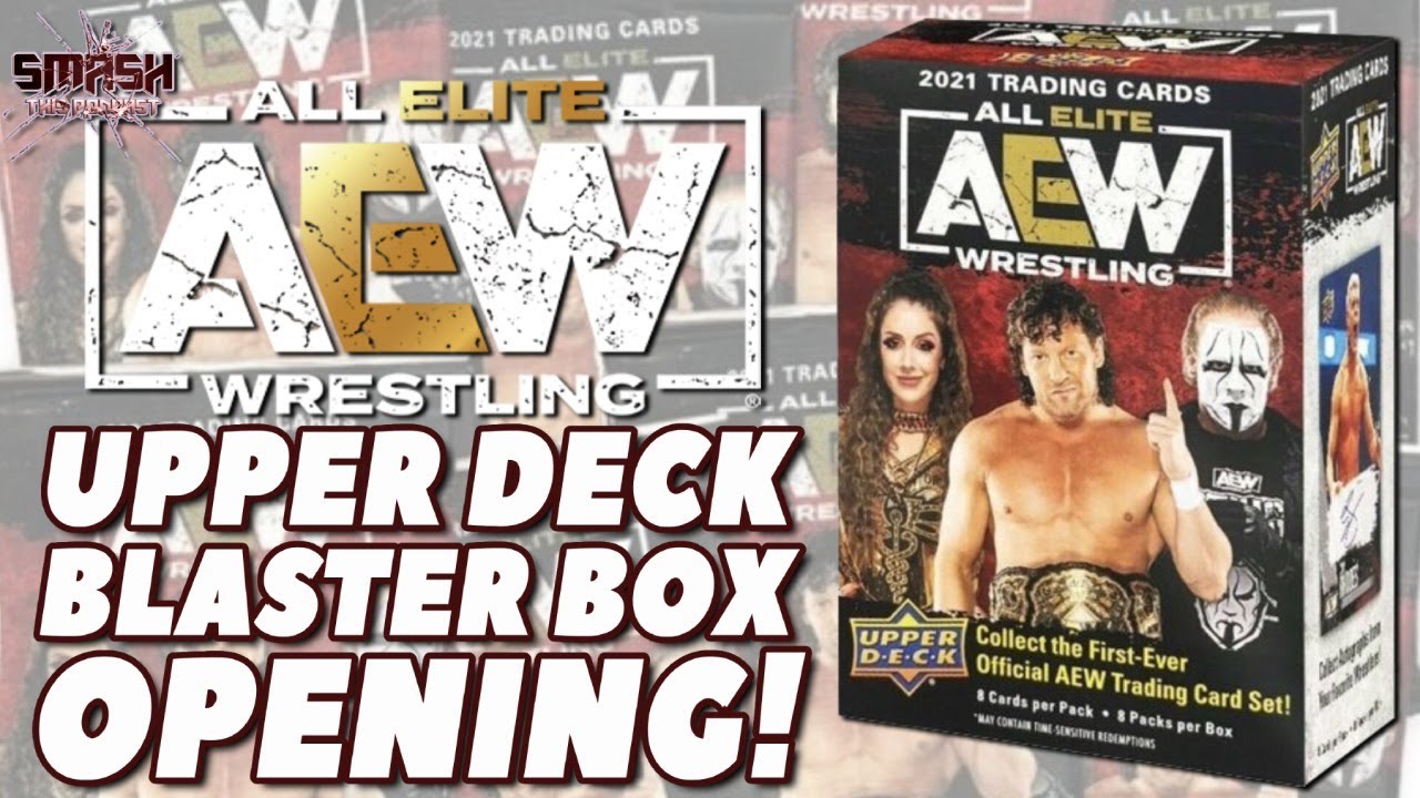 AEW Upper Deck 2021 Blaster Box Opening! STP YouTube