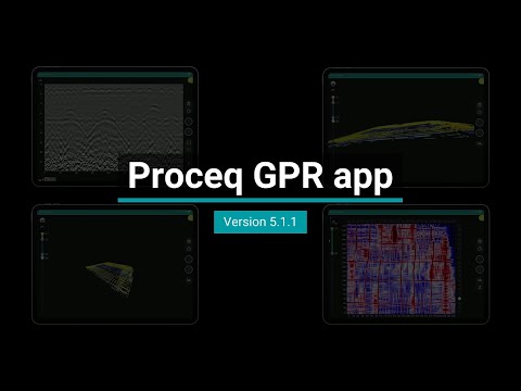 Proceq GPR App Version 5.1.1 | Proceq GPR