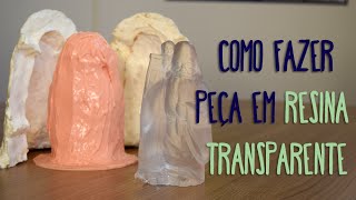 Tutorial de fabricação de peça em Resina Transparente Poly Optic 1411 | Moldflex