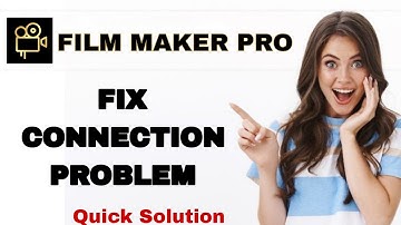 How To Fix And Solve Connection Problem On Film Maker Pro App | Easy Fix