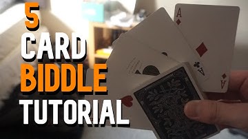5 Card Biddle Trick - Tutorial