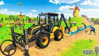 Crane and Tractor Game 🚜 - Excavator Simulator - Android gameplay screenshot 5
