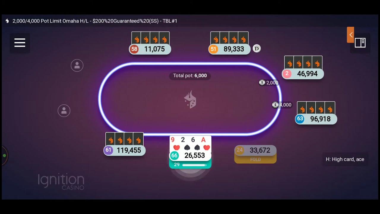 Ignition Poker Stream 6 PLO/8 Final Table. Dominating, I May Win It