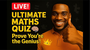 🎉 LIVE! Ultimate Maths Quiz 🧮 Prove You’re the Genius! 👑 #MathsQuiz #LiveGames #TriviaNight