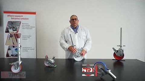 TrLab tests on scaffolding castors