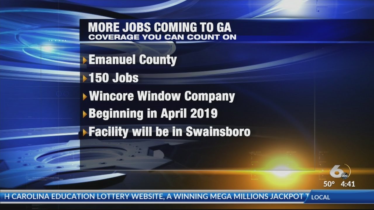 More jobs for Swainsboro, Ga. YouTube