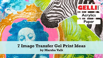 7 Image Transfer Gel Print Ideas for Your Art by Marsha Valk