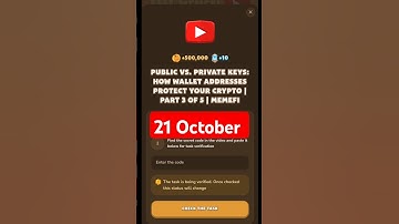 Public vs. Private Keys: How Wallet Addresses Protect Your Crypto | Part 3 of 5 | MemeFi #memefi